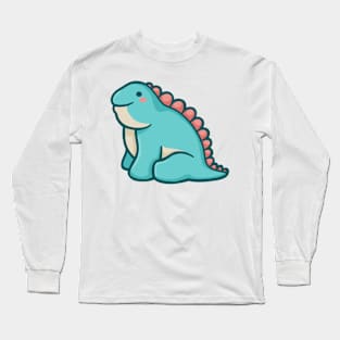 Chuck the dino, mlem, dinosaur Long Sleeve T-Shirt